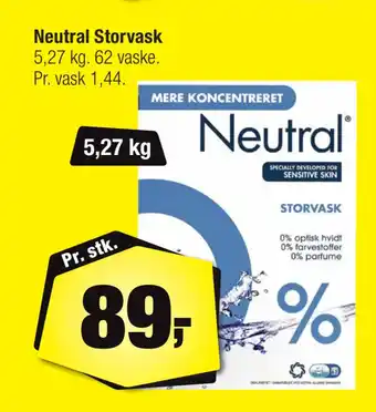 Calle Neutral storvask tilbud