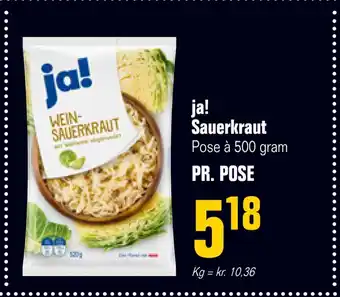 Otto Duborg Ja! sauerkraut tilbud