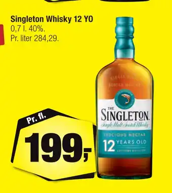 Calle Singleton whisky 12 yo tilbud