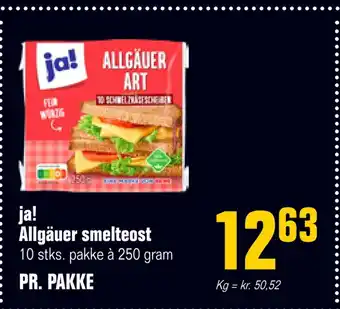 Otto Duborg Ja! allgäuer smelteost tilbud