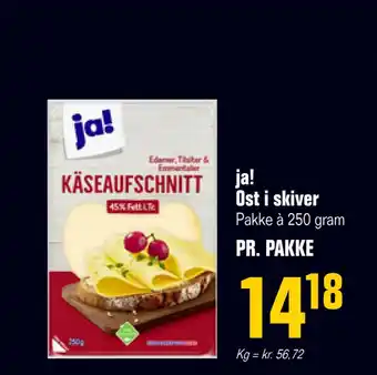 Otto Duborg Ja! ost i skiver tilbud