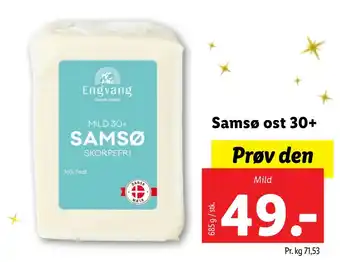 Lidl Samsø ost 30+ tilbud