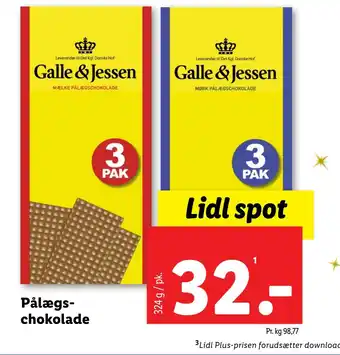 Pålægschokolade