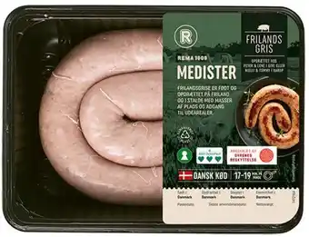 REMA 1000 Medister, 400 g tilbud