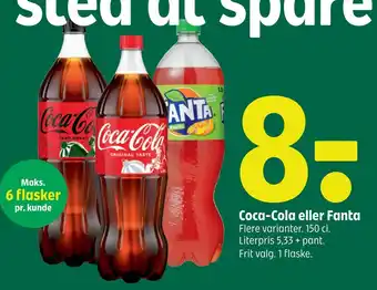 Coop 365 Coca-cola eller fanta tilbud