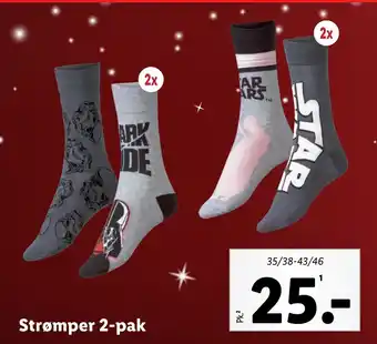 Lidl Strømper 2-pak tilbud