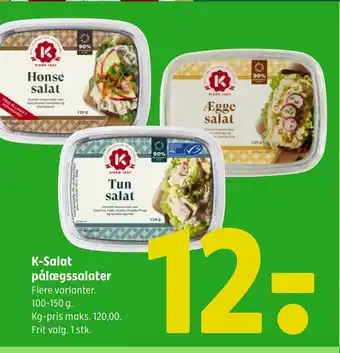 Coop 365 K-salat pålægssalater tilbud