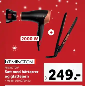 Lidl Sæt med hårtørrer og glattejern tilbud