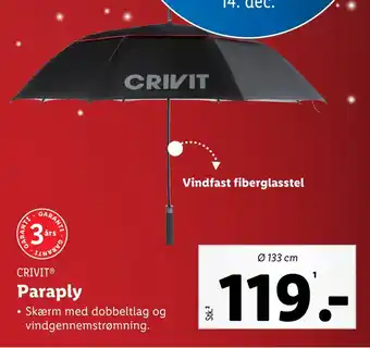 Lidl Paraply tilbud