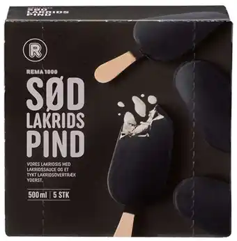 REMA 1000 Lakrids is, 500 ml tilbud