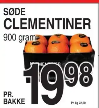 ABC Lavpris SØDE CLEMENTINER tilbud