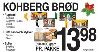 ABC Lavpris KOHBERG BRØD tilbud