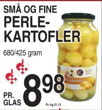 SMÅ OG FINE PERLE-KARTOFLER