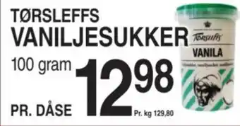 TØRSLEFFS VANILJESUKKER
