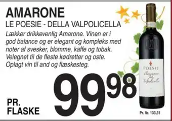 ABC Lavpris AMARONE LE POESIE - DELLA VALPOLICELLA tilbud