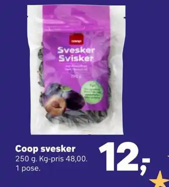 Kvickly Coop svesker tilbud