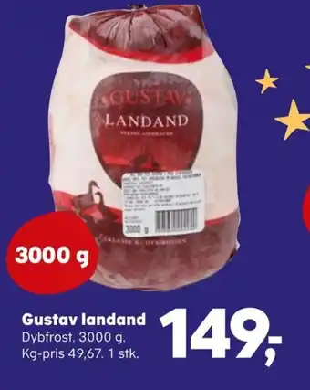 Kvickly Gustav landand tilbud