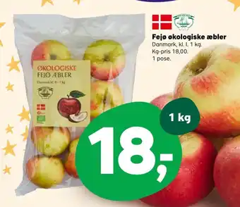 Kvickly Fejø økologiske æbler tilbud