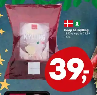 Kvickly Coop hel kylling tilbud
