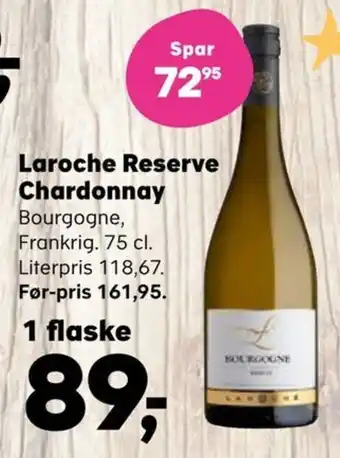 Kvickly Laroche Reserve Chardonnay tilbud