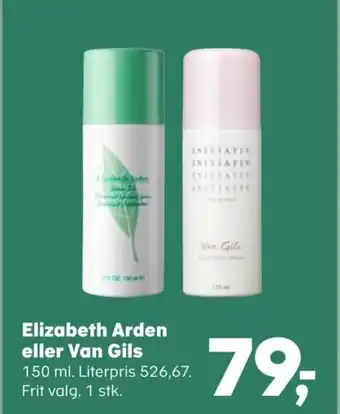 Kvickly Elizabeth Arden eller Van Gils tilbud