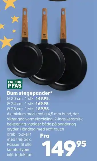 Kvickly Bum stegepander* tilbud