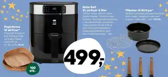 Kvickly Holm Deli XL airfryer 5 liter Airfryer 5 liter tilbud