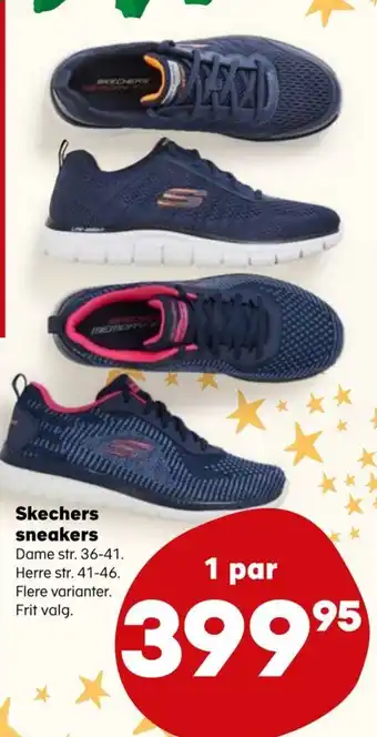 Kvickly Skechers sneakers tilbud