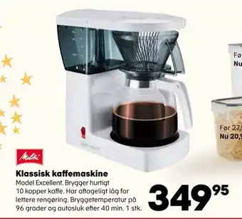 Kvickly Klassisk kaffemaskine tilbud