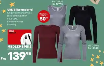 Kvickly Uld/Silke undertøj tilbud