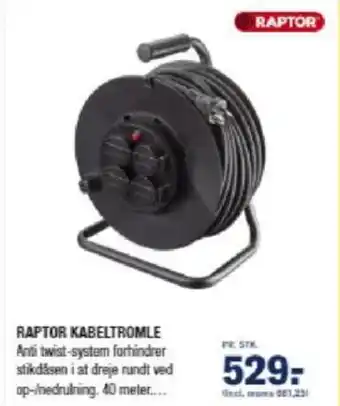 Stark RAPTOR KABELTROMLE tilbud