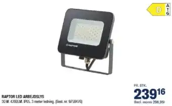 Stark RAPTOR LED ARBEJDSLYS tilbud