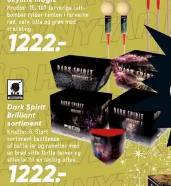 Bilka Dark Spirit Brilliant sortiment tilbud