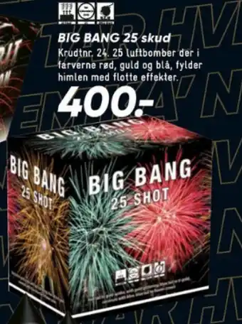 Bilka BIG BANG 25 skud tilbud