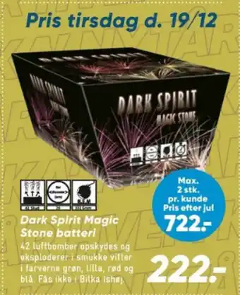 Bilka Dark Spirit Magic Stone batteri tilbud