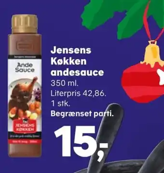 SuperBrugsen Jensens Køkken andesauce tilbud
