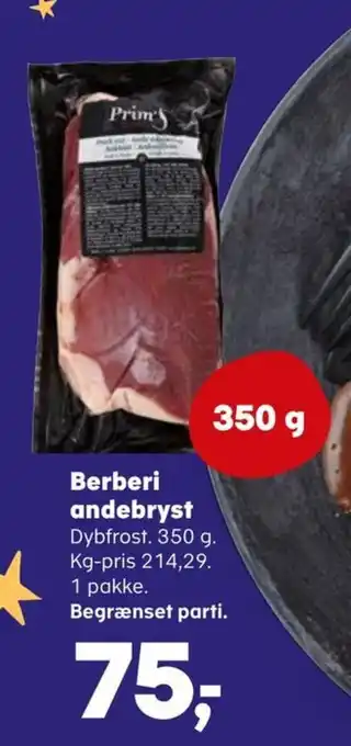 SuperBrugsen Berberi andebryst tilbud