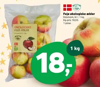SuperBrugsen Fejø økologiske æbler tilbud