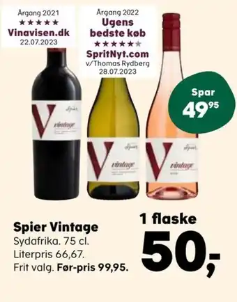 SuperBrugsen Spier Vintage tilbud