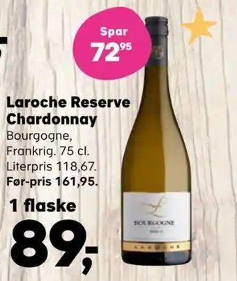 SuperBrugsen Laroche Reserve Chardonnay tilbud