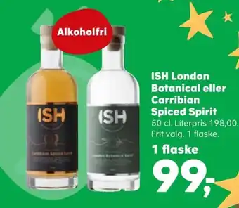 SuperBrugsen ISH London Botanical eller Carribian Spiced Spirit tilbud