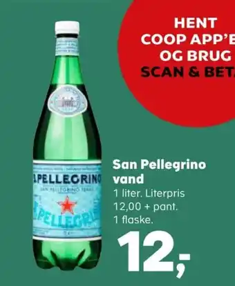 SuperBrugsen San Pellegrino vand tilbud