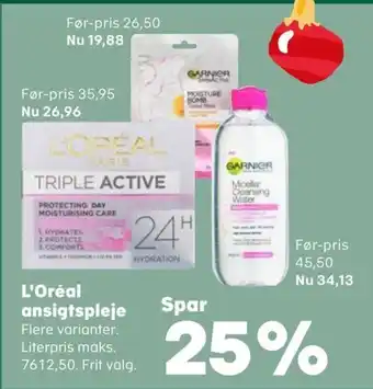 L'Oréal ansigtspleje