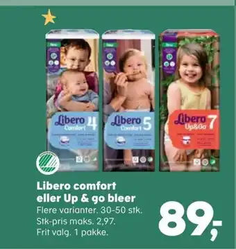 SuperBrugsen Libero comfort eller Up & go bleer tilbud