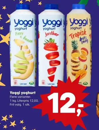 SuperBrugsen Yoggi yoghurt tilbud