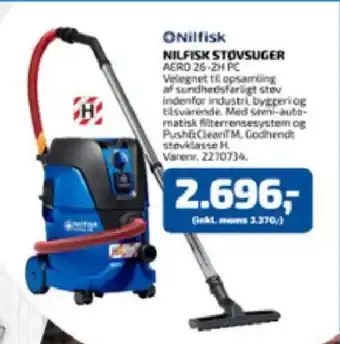 Davidsen NILFISK STOVSUGER tilbud