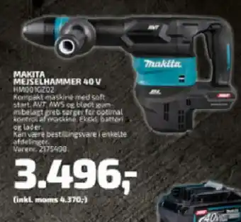 MAKITA MEJSELHAMMER 40 V