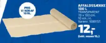 Davidsen AFFALDSSÆKKE 100 L tilbud