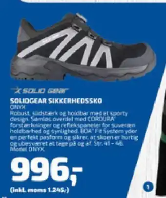 Davidsen SOLIDGEAR SIKKERHEDSSKO tilbud