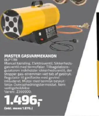 MASTER GASVARMEKANON